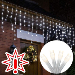 100 LED lauko girlianda varvekliai STANDART PLIUS PV FLASH CL5 T3, šaltai balta spalva (Prekė su defektu 9902873)