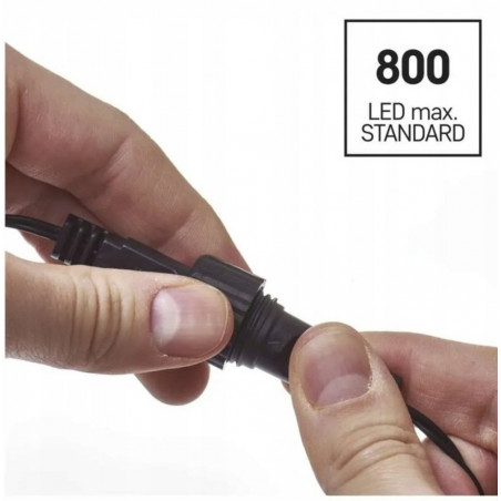 100 LED girlianda varvekliai ZY1442 WW