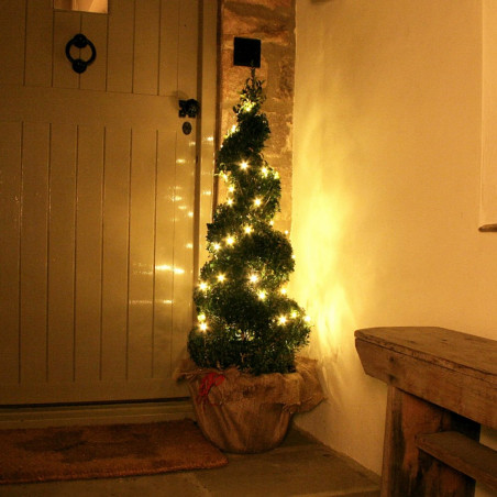 128 LED lempučių girlianda 12M, WW, ST, 31V (Prekė su defektu 9902883)