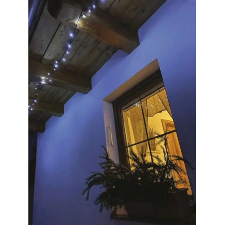 500 LED lempučių girlianda 2.5M, CW, FLASH, 31V (Prekė su defektu 9902884)