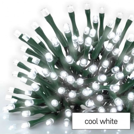 500 LED lempučių girlianda 2.5M, CW, FLASH, 31V (Prekė su defektu 9902884)