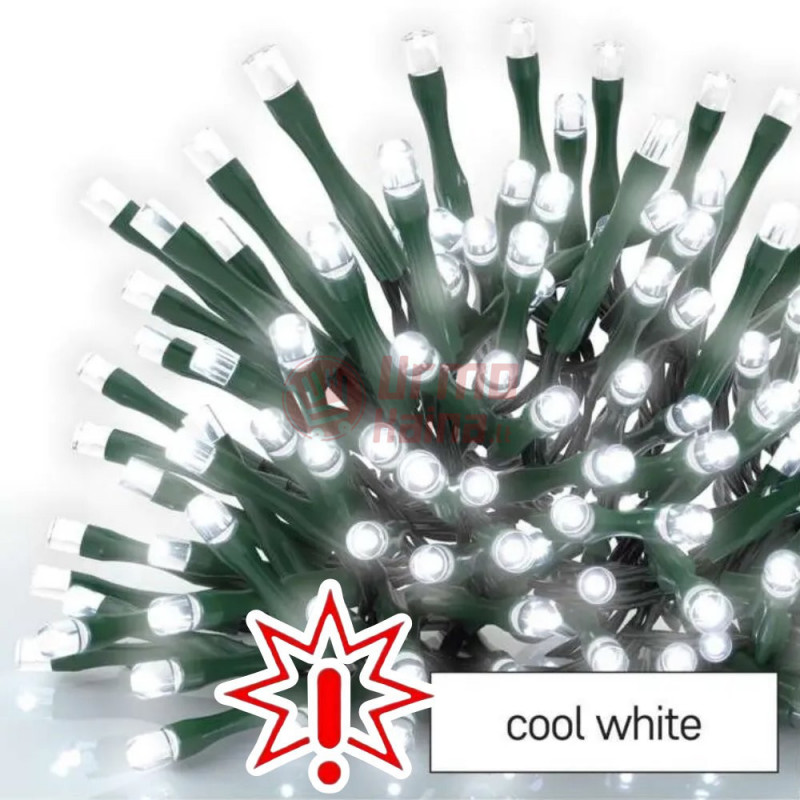 500 LED lempučių girlianda 2.5M, CW, FLASH, 31V (Prekė su defektu 9902884)