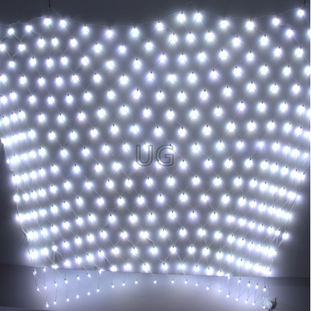 160 LED burbuliukų Girlianda Užuolaida - Tinklas 3 x 1 m. 