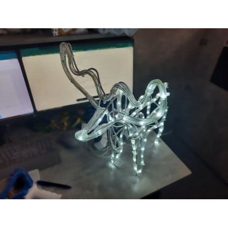 LED dekoracija 3D šviečiantis elnias S CL3 (Prekė su defektu 9902902)