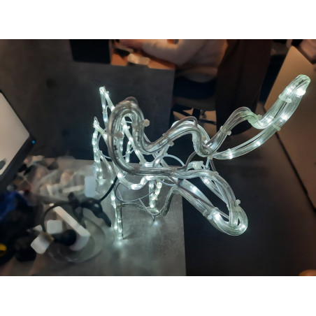 LED dekoracija 3D šviečiantis elnias S CL3 (Prekė su defektu 9902902)