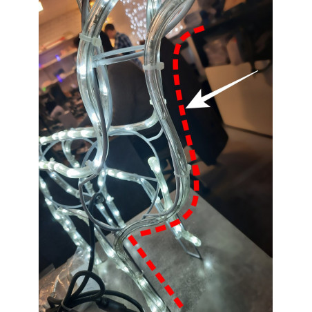 LED dekoracija 3D šviečiantis elnias S CL3 (Prekė su defektu 9902902)