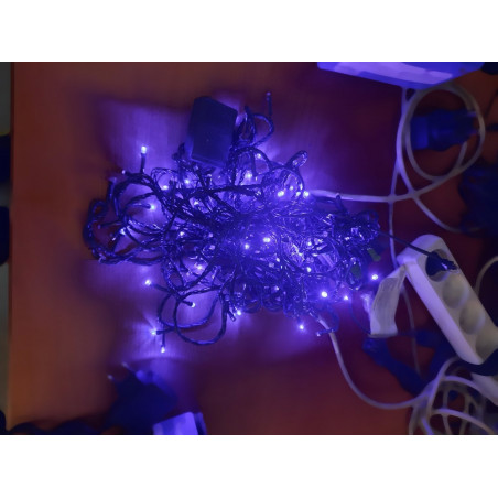 200 LED lempučių girlianda STANDART CL3, mėlynos spalvos (Prekė su defektu 9902904)