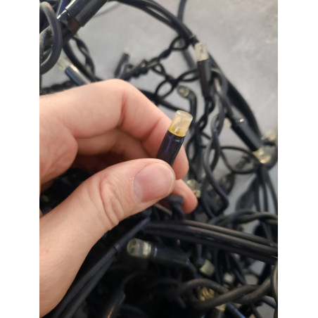 240 LED girlianda varvekliai 7.5M, WW, Flash (Prekė su defektu 9902908)