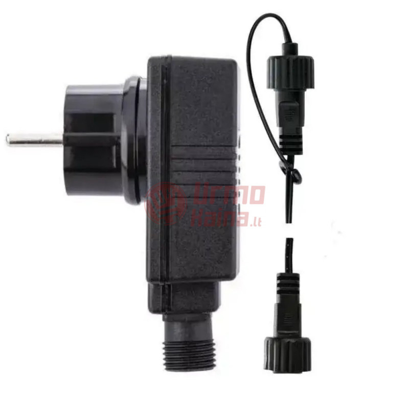 Girliandų maitinimo blokas EMOS ZY2005T, 5 m, IP44, su laikmačiu