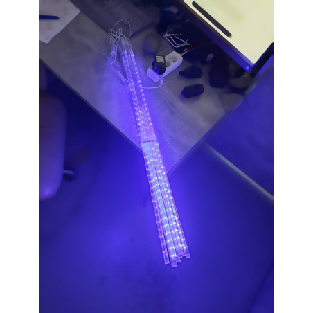 LED girlianda meteorų lietus 80 cm CL2, mėlynos spalvos (Prekė su defektu 9902816)