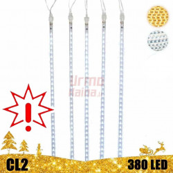 LED girlianda meteorų lietus 80 cm CL2, šiltai baltos spalvos (Prekė su defektu 9902815)