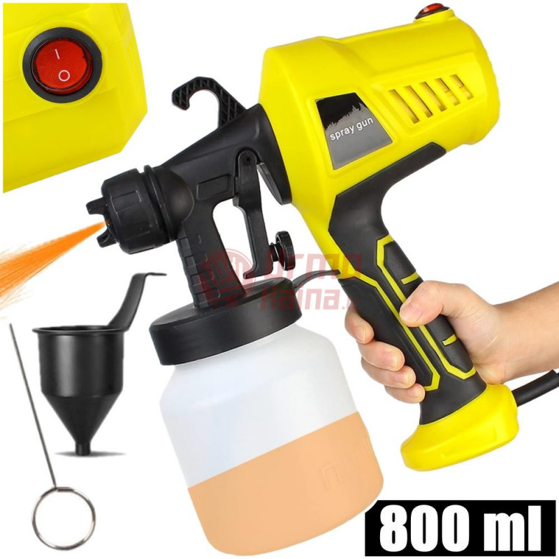 Elektrinis dažų purkštuvas DOMOTEC DM8 400 W, 800 ml