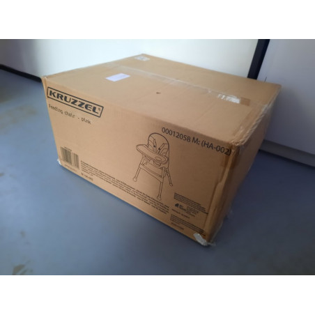 Sulankstoma maitinimo kėdutė 3in1 Kruzzel HC02, rožinė (Prekė su defektu 9902921)