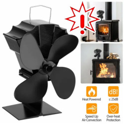 Židinio bei krosnelės ventiliatorius, 4 menčių (Prekė su defektu 9902926)