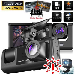 Vaizdo registratorius P09 su 3 kameromis (Prekė su defektu 9902928)