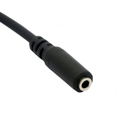 Mini USB-B Male to 3,5 mm Female AUX garso adapteris, 15 cm