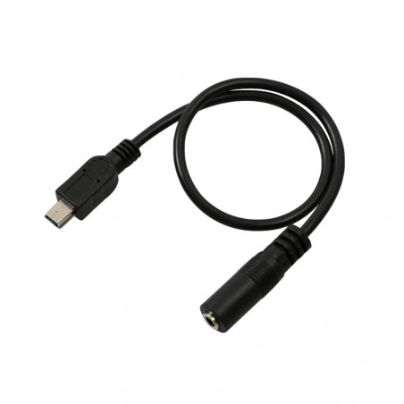 Mini USB-B Male to 3,5 mm Female AUX garso adapteris, 15 cm