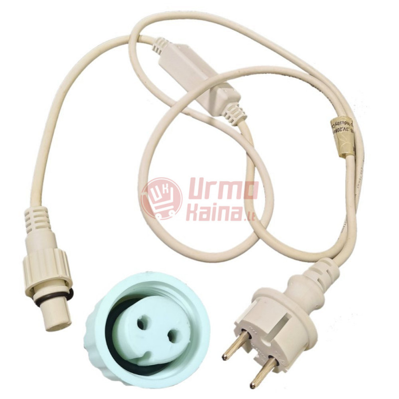 Girliandų maitinimo laidas GM7 150 cm