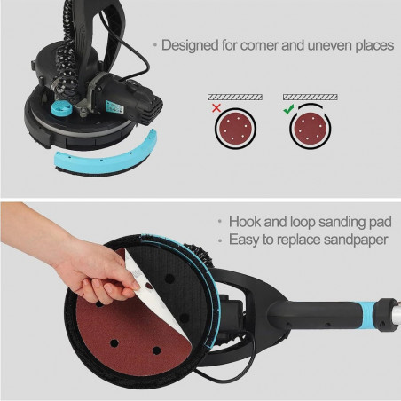 Gipso glaisto šlifuoklis (žirafa) 1750W KRAFT&DELE KD3130