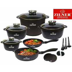 Akmens masės 17 dalių puodų rinkinys ZL-8636