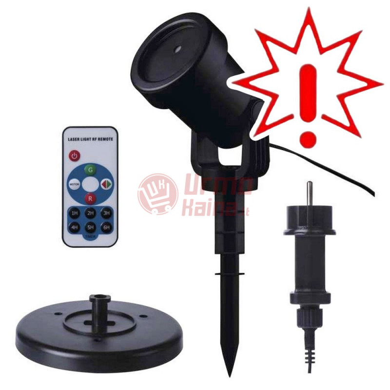 Lauko lazeris Emos ZY1937, 5 W, raudona/žalia (Prekė su defektu 9902929)