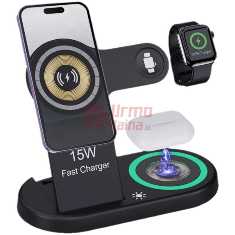 Universali prietaisų įkrovimo stotelė 4in1