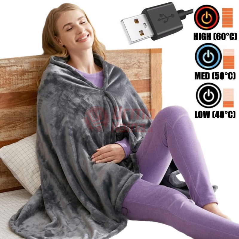 Elektrinis šildomas pledas OL01, 150x85 cm