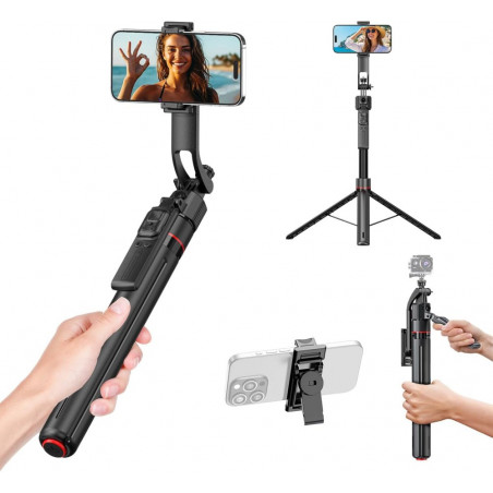 Išmanioji asmenukių lazda – stabilizatorius su sekimo funkcija TT07, 176 cm