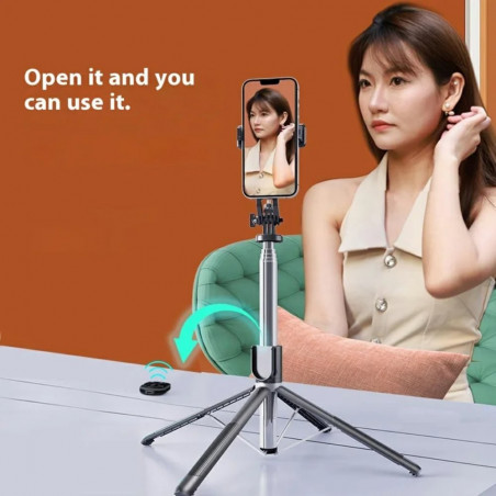 Teleskopinis trikojis stovas telefonui 220 cm P230TK