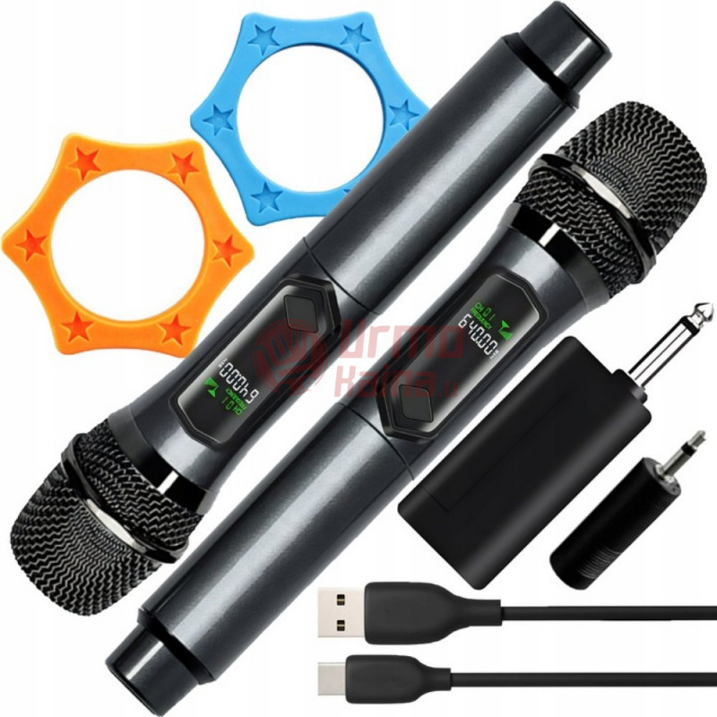 Karaokė mikrofonas, 2 vnt. IW01