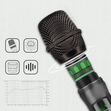 Karaokė mikrofonas, 2 vnt. IW01