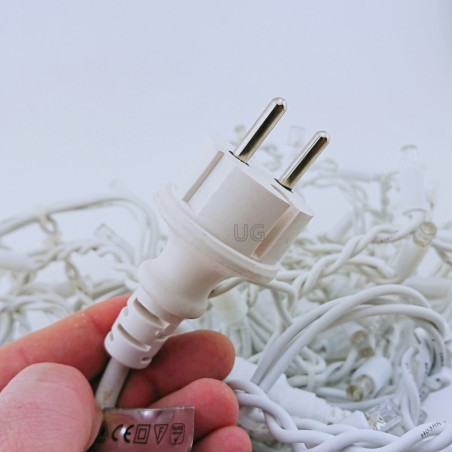 100 LED profesionali lauko girlianda varvekliai Brosberg Prolight CL8 Flash