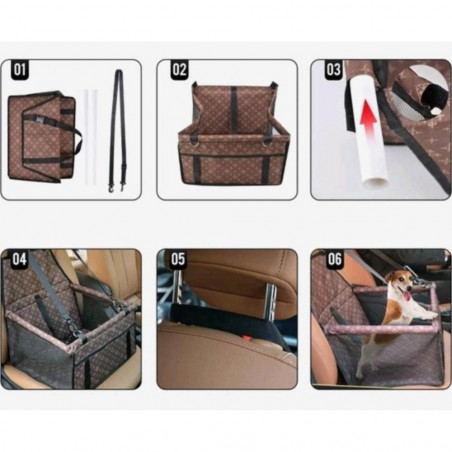 Automobilinis gyvūnų transportavimo krepšys IW02