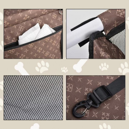 Automobilinis gyvūnų transportavimo krepšys IW02