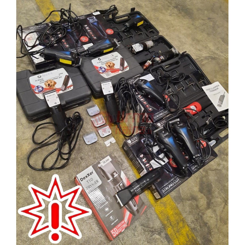 Grąžintų prekių dėžė, Nr. 47 - gyvūnų kirpimo mašinėlės (Prekės su defektais 9902932)