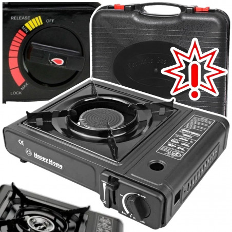 Turistinė nešiojama keramikinė dujinė viryklė su lagaminu (Prekė su defektu 9902934)