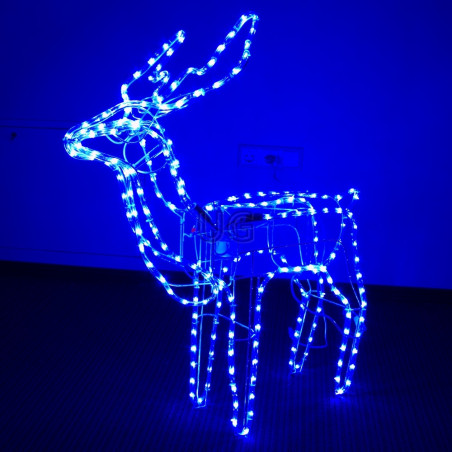 LED dekoracija 3D šviečiantis elnias L judantis CL3