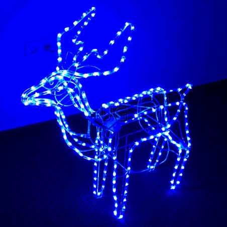 LED dekoracija 3D šviečiantis elnias L judantis CL3