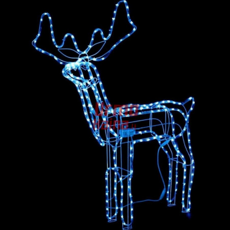 LED dekoracija 3D šviečiantis elnias L judantis CL3