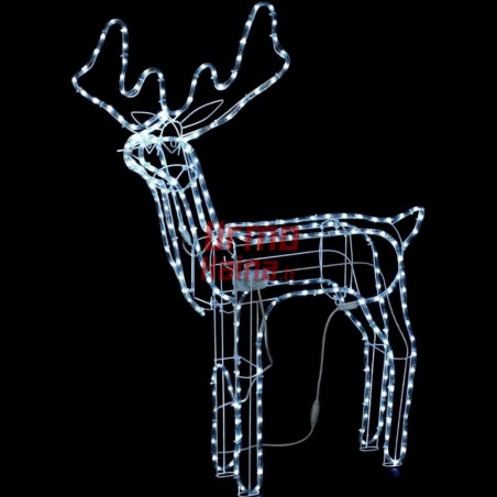 LED dekoracija 3D šviečiantis elnias L judantis CL3