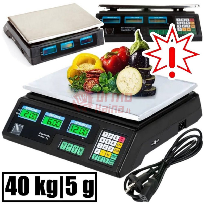 Prekybinės svarstyklės 4011A (Prekė su defektu 9902938)