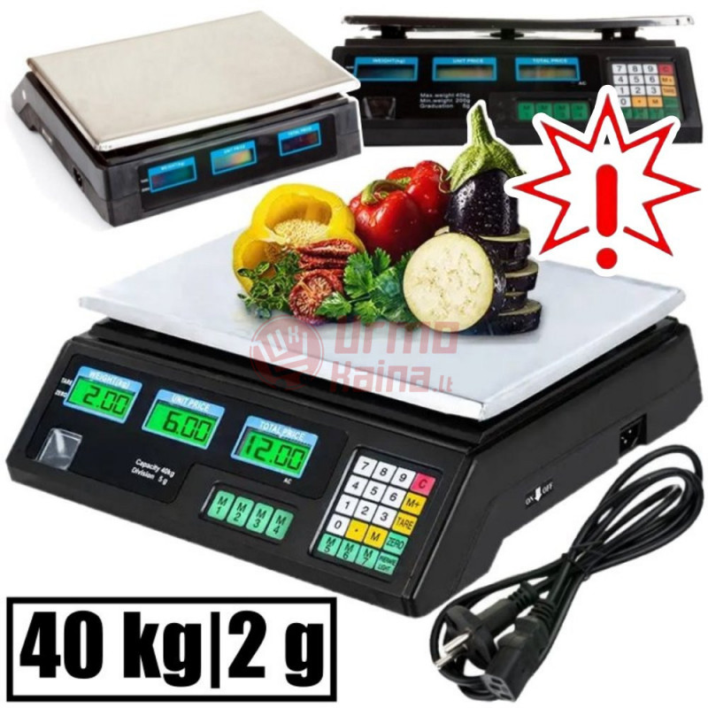 Prekybinės svarstyklės 4011B (Prekė su defektu 9902939)