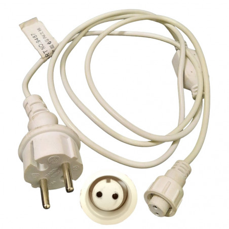 Girliandų maitinimo laidas GM12 165 cm