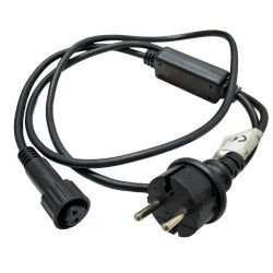Universalus girliandų maitinimo laidas BLACK1