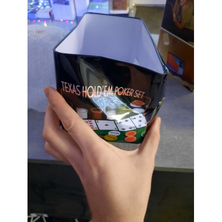 Pokerio rinkinys dėžutėje, 200 žetonų (Prekė su defektu 9902942)