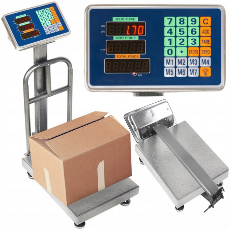 Platforminės svarstyklės 1502ASFM LED (150 kg, 30x40)