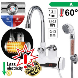 Momentinis vandens šildytuvas su dušu PROFI LCD KATLA-4 (Prekė su defektu 9902954)