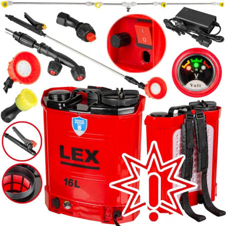 Akumuliatorinis sodo purkštuvas LEX, 16L (Prekė su defektu 9902956)