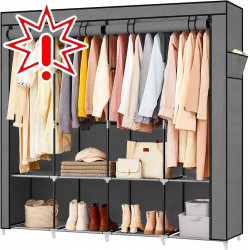 Tekstilinė drabužių spinta W167 (Prekė su defektu 9902959)