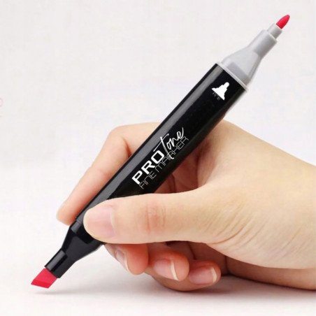 Dvipusiai markeriai dėkle, 120 vnt.